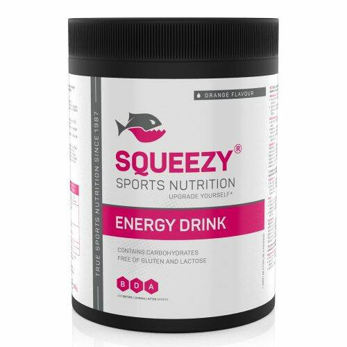 Squeezy ENERGY DRINK, 650 gr - Narancs