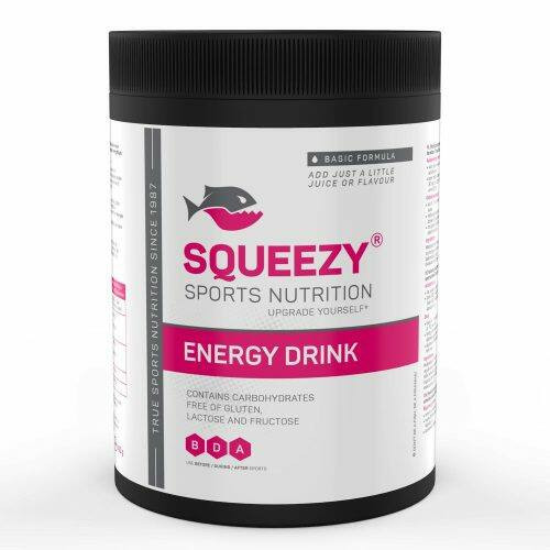 Squeezy ENERGY DRINK, 650 gr - Ízesítetlen